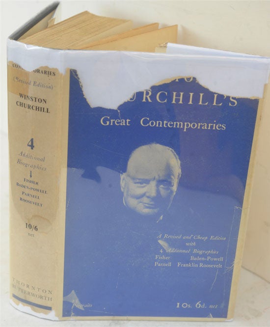 Item #35100 Great Contemporaries. Winston S. Churchill.