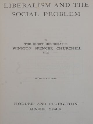 Liberalism and the Social Problem