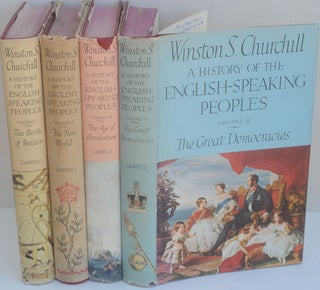 Item #35186 A History of the English-Speaking Peoples, 4 vols. Winston S. Churchill