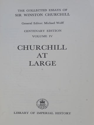 The Collected Essays of Sir Winston Churchill