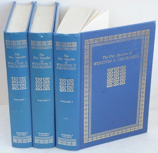 Item #35350 The War Speeches of the Rt. Hon. Winston S. Churchill, 3 volumes. Winston S. Churchill