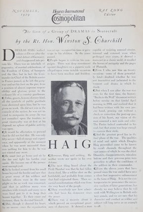 Haig, in Cosmopolitan, November 1929