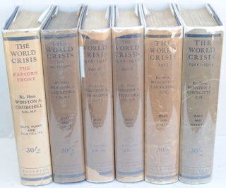 Item #35395 The World Crisis, full set of six firsts. Winston S. Churchill