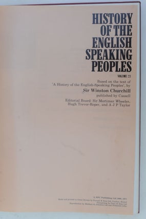 A History of the English-Speaking Peoples, 23 volume set