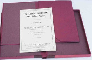 Item #36401 The Liberal Government and Naval Policy. Winston S. Churchill