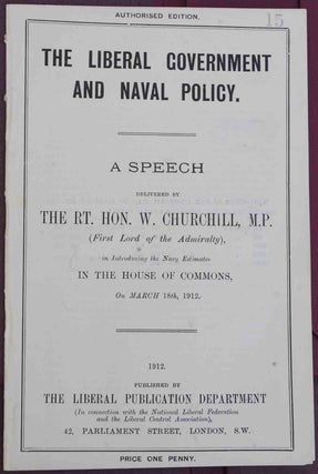 The Liberal Government and Naval Policy
