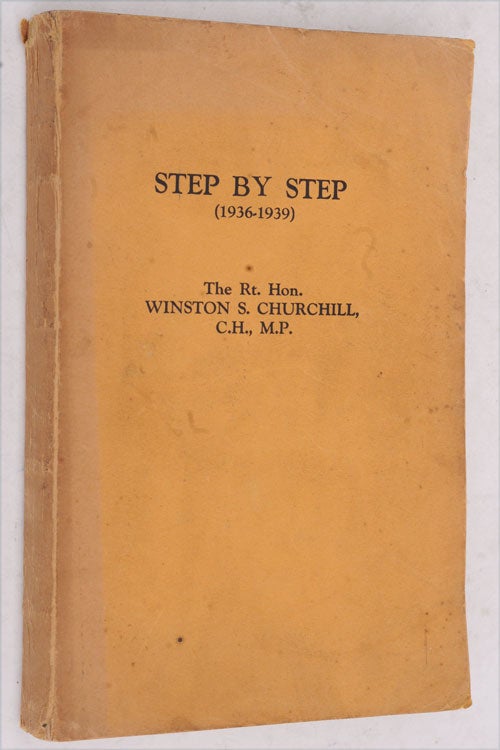 Item #36523 Step by Step PROOF COPY. Winston S. Churchill.
