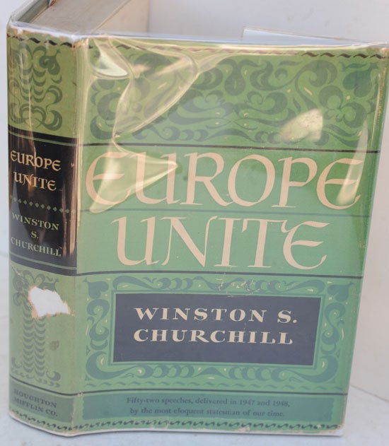 Item #36527 Europe Unite. Winston S. Churchill.