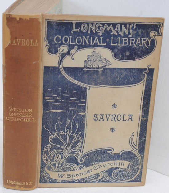 Item #36572 Savrola (A Tale of the Revolution in Laurania). Winston S. Churchill.