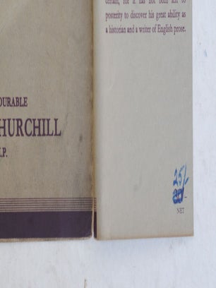 Marlborough: His Life and Times (Signed by Churchill)