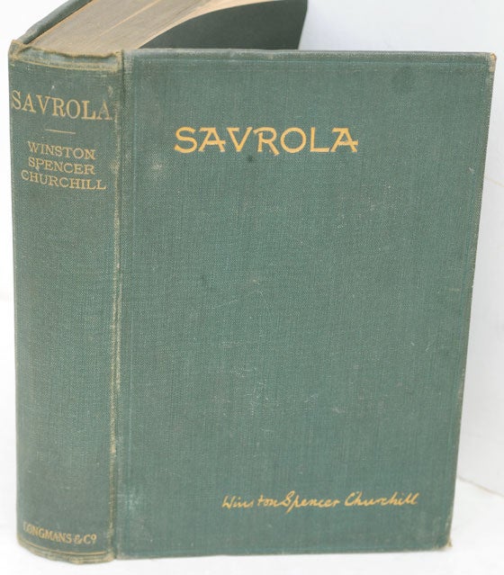 Item #36619 Savrola (A Tale of the Revolution in Laurania). Winston S. Churchill.