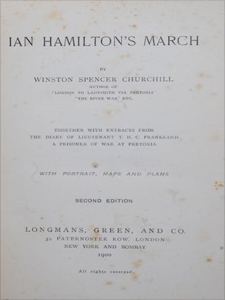 Ian Hamilton’s March
