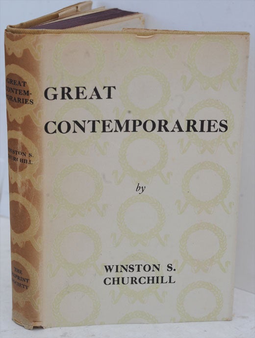 Item #36639 Great Contemporaries (Reprint Society Cheap edition). Winston S. Churchill.