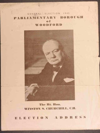 Item #36663 Election Address. Winston S. Churchill