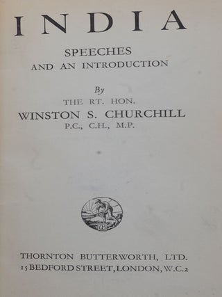 INDIA, Speeches and an Introduction