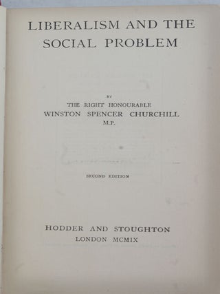 Liberalism and the Social Problem