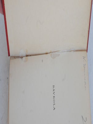 Savrola (A Tale of the Revolution in Laurania)