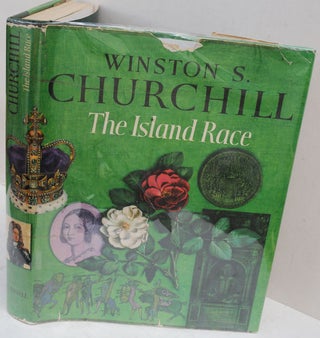 Item #36859 The Island Race, Swedish American Line edition. Winston S. Churchill