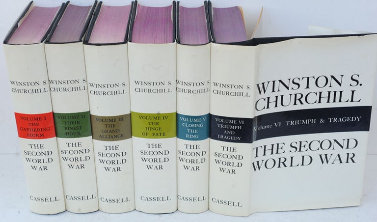 Item #36861 The Second World War, six volumes. Winston S. Churchill.