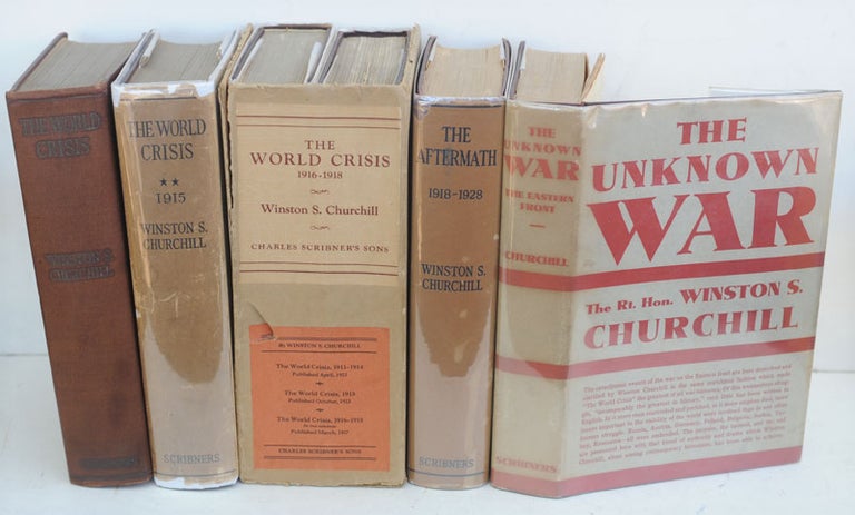 Item #50082 The World Crisis, full set of six. Winston S. Churchill.