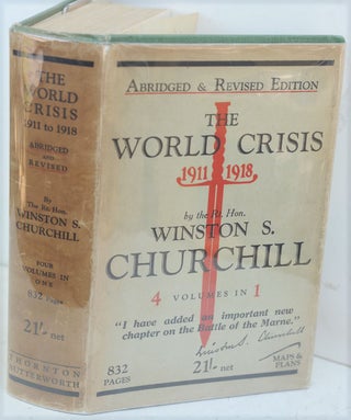 Item #50086 The World Crisis 1911-1918 ( Abridged and Revised). Winston S. Churchill