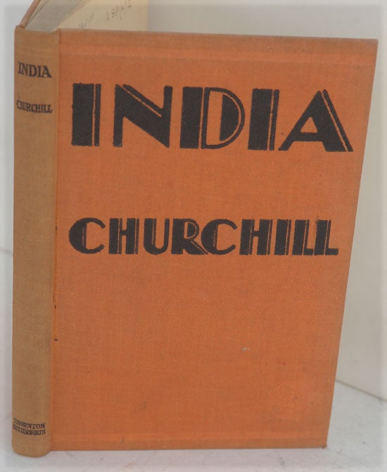 Item #50104 INDIA, Speeches and an Introduction. Winston S. Churchill.