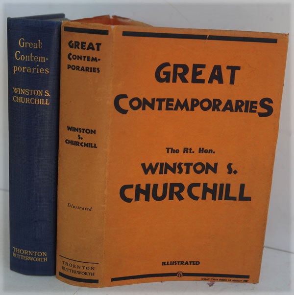 Item #50123 Great Contemporaries. Winston S. Churchill.