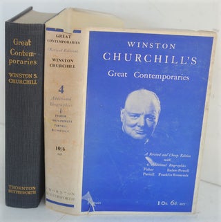 Item #50125 Great Contemporaries. Winston S. Churchill