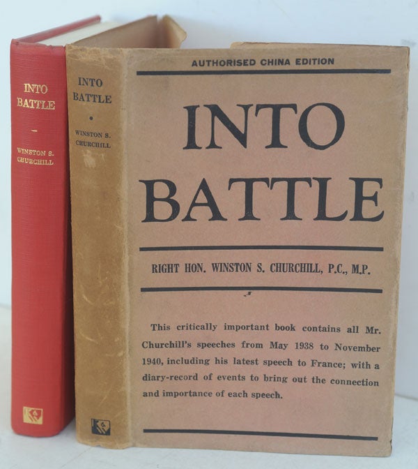 Item #50135 Into Battle Shanghai edition. Winston S. Churchill.