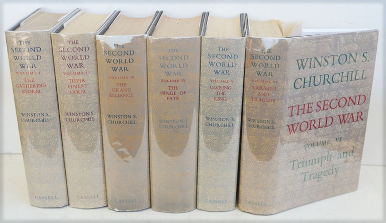 Item #50143 The Second World War, six volumes. Winston S. Churchill.