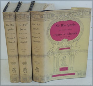 Item #50146 The War Speeches of the Rt. Hon. Winston S. Churchill, 3 volumes. Winston S. Churchill
