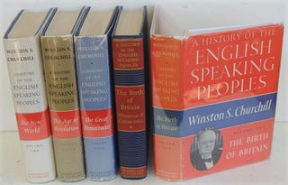 Item #50173 A History of the English-Speaking Peoples,Canadian Presentation edition. Winston S....