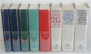 Item #50180 Winston S. Churchill, The Official Biography 8 vols complete (signed). Randolph S....