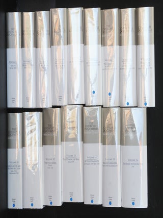 Item #50197 The Churchill Documents, 16 volumes (signed). R. S. Churchill, Martin Gilbert