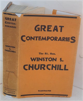 Item #50294 Great Contemporaries. Winston S. Churchill