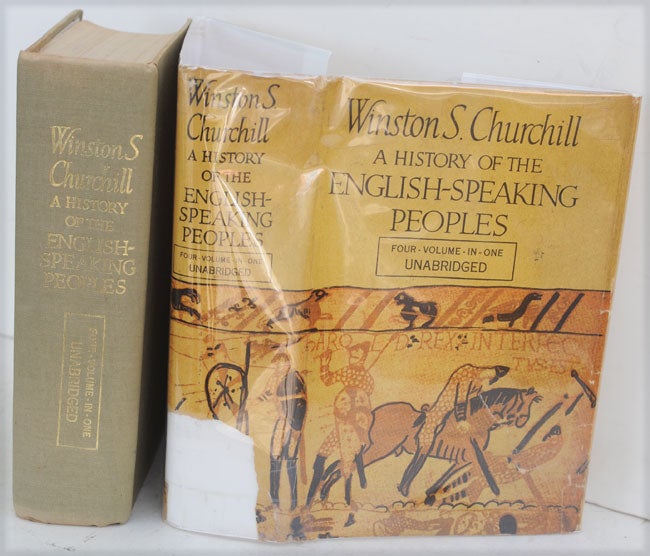 Item #50342 A History of the English-Speaking Peoples, 4 vols. Winston S. Churchill.