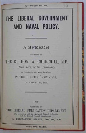 The Liberal Government and Naval Policy