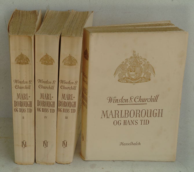 Item #5847 Marlborough og Hans Tid (Danish translation of Marlborough. Winston S. Churchill.