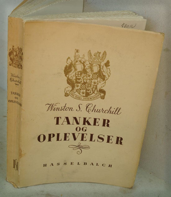 Item #5861 Tanker og Oplevelser ( Danish translatioin of Thoughts and Adventures. Churchill Winston S.