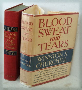 Item #6726 Blood Sweat and Tears. Winston S. Churchill