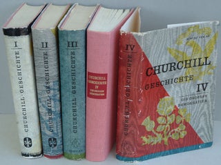 Item #7604 Geschichte ( history of the English-Speaking peoples in German). Winston S. Churchill