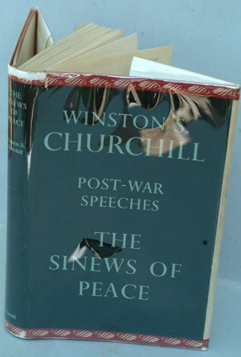 Item #8131 The Sinews of Peace. Winston S. Churchill.