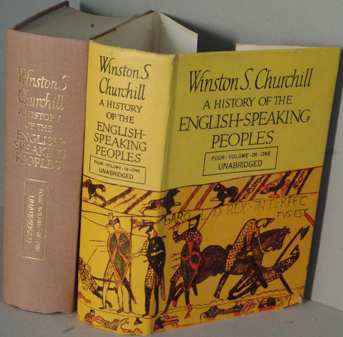 Item #8383 A History of the English-Speaking Peoples, Winston S. Churchill.