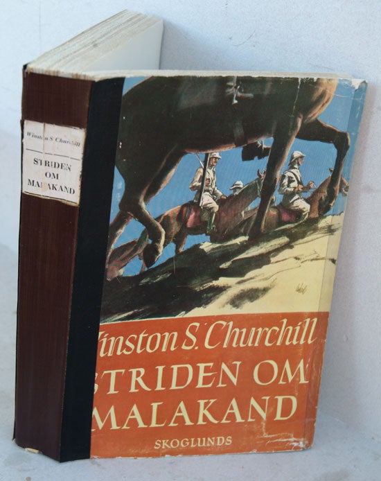 Item #8433 Striden om Malakand ( Swedish translation of Malakand Field Force). Winston S. Churchill.