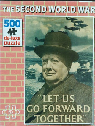 Item #9670 Let us Go Forward Together jigsaw puzzle. Winston S. Churchill