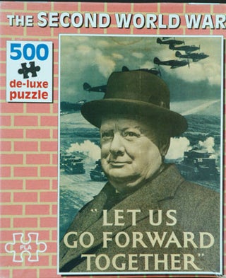 Item #9670 Let us Go Forward Together jigsaw puzzle. Winston S. Churchill