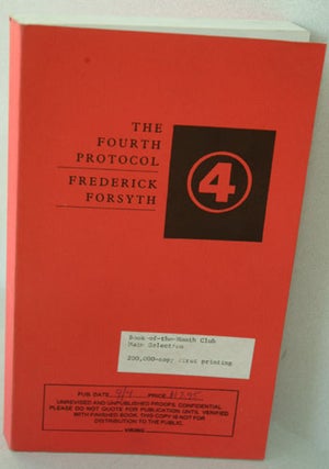 Item #F079 The Fourth Protocol (proof). Frederick Forsyth