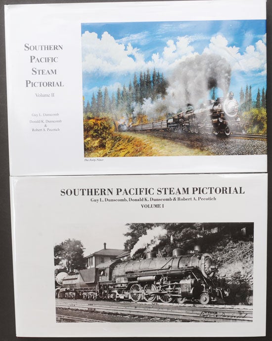 Item #F10305 Southern Pacific Steam Pictorial volume I snd II: 1000 series to 2800 series, and 2900 Series to 5000 Series. Guy L. Dunscomb, Donald K. Dunscomb, Robert A. Pectich.