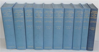 Item #F10608 Grove's Dictionary of Music and Musicians. Fifth Edition. Ten Volumes (Volumes 1-9 +...