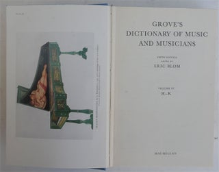 Grove's Dictionary of Music and Musicians. Fifth Edition. Ten Volumes (Volumes 1-9 + Supplement)